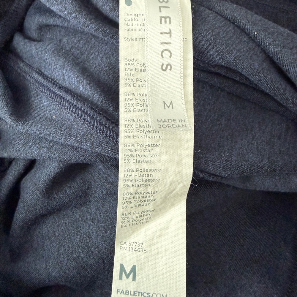 Fabletics Navy Blue Drawstring Joggers - image 4